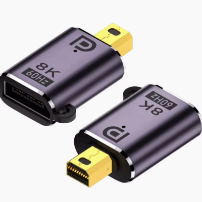 MINI DP 公头转 DP 母头转换器